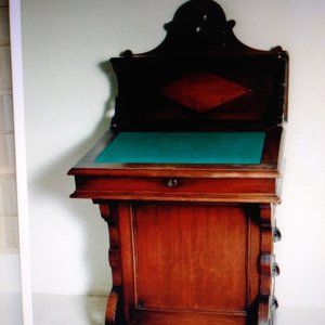 Mid 1800's Captains Desk of Captain Charles Fowler of the Civil War.